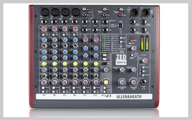 میکسر صدا آلن اَند هیت مدل ZED60-10FX