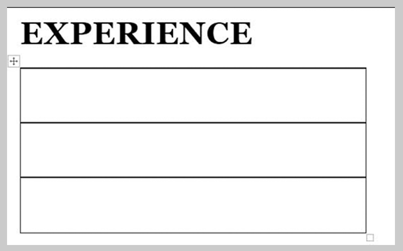 ساخت رزومه فارسی در ورد