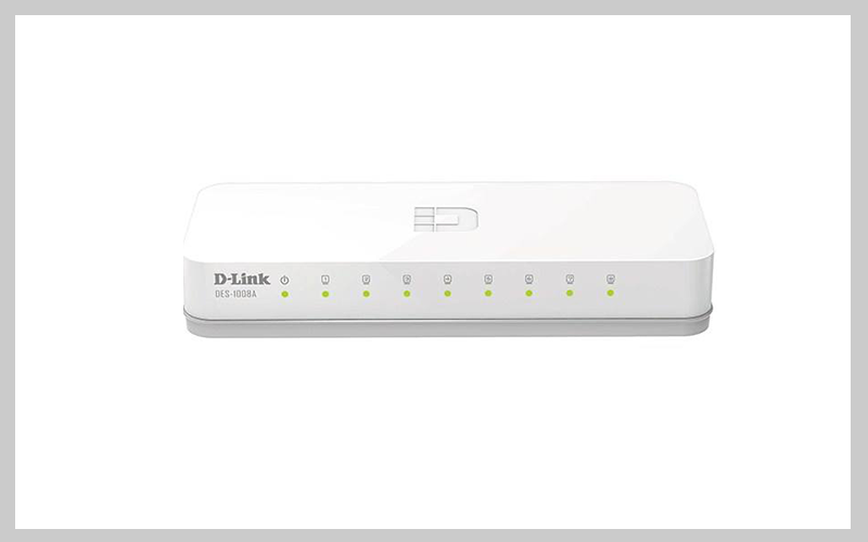 سوییچ 8 پورت دی-لینک مدل DES-1008A