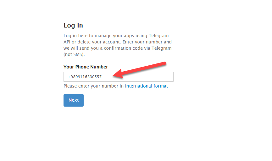 حذف اکانت تلگرام 1