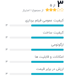 نظر خریداران دوربین فیلم برداری پاناسونیک مدل Camcorder HC-VX980