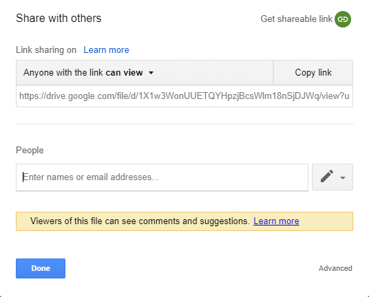 ارسال فایل از گوگل درایو