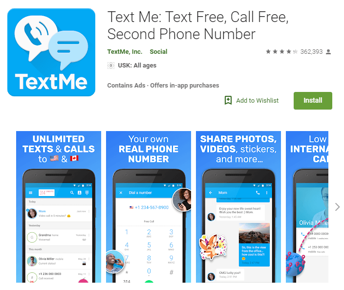 آموزش ساخت شماره مجازی رایگان تلگرام با برنامه TextMe