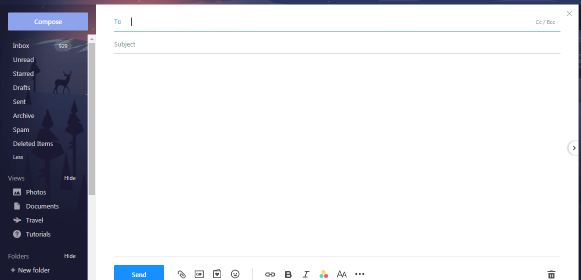 آموزش ارسال ایمیل در یاهو