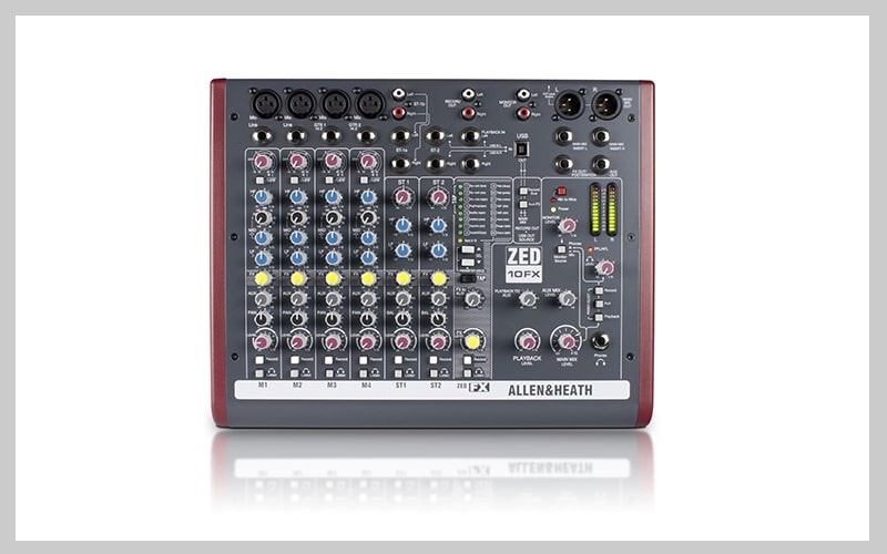 دستگاه میکسر صدا آلن اَند هیت مدل ZED60-10FX