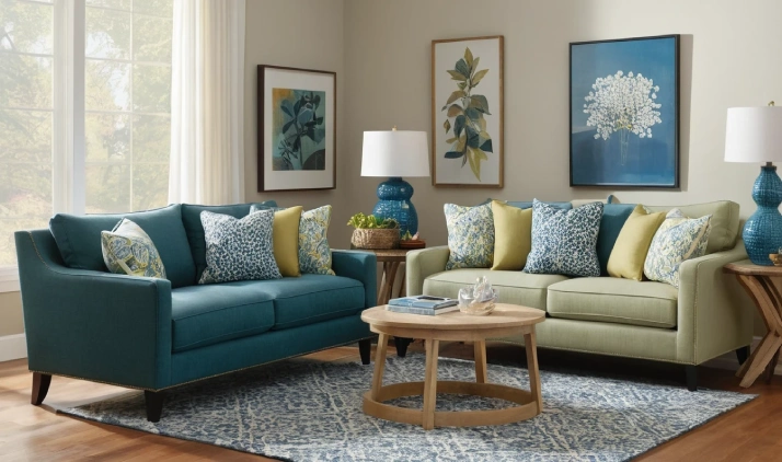 پارچه های رومبلی رنگی