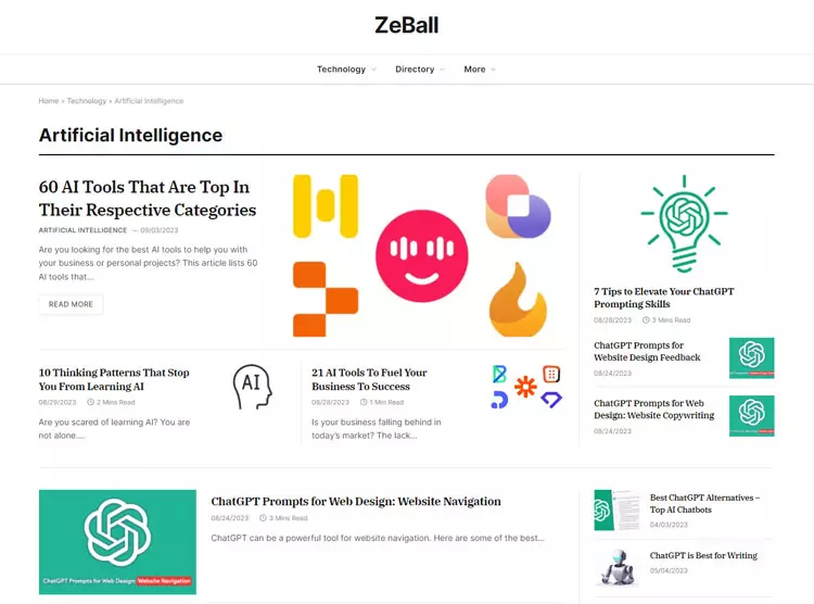 ZeBall - وب سایت خبری هوش مصنوعی
