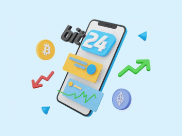 اپلیکیشن صرافی ارز دیجیتال بیت 24