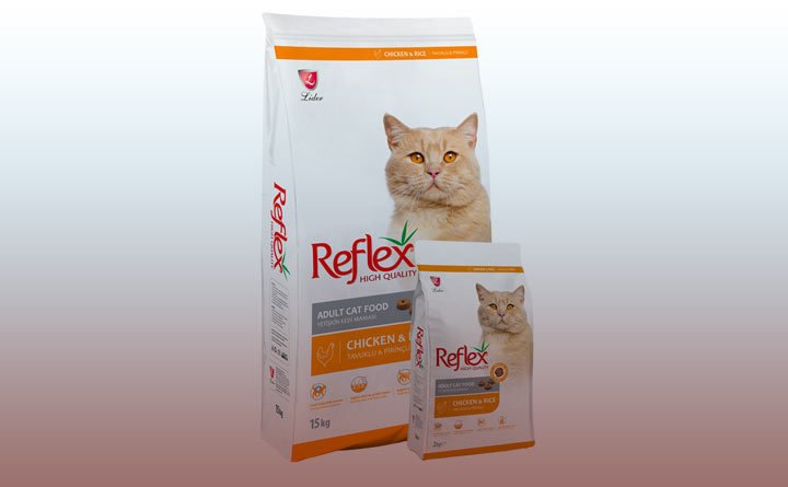 غذای گربه رفلکس از بهترین برند های غذای خشک گربه