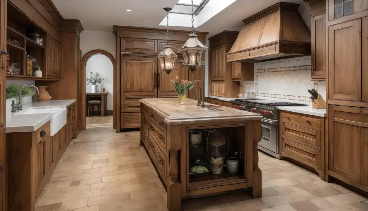 آشپزخانه سبک روستیک