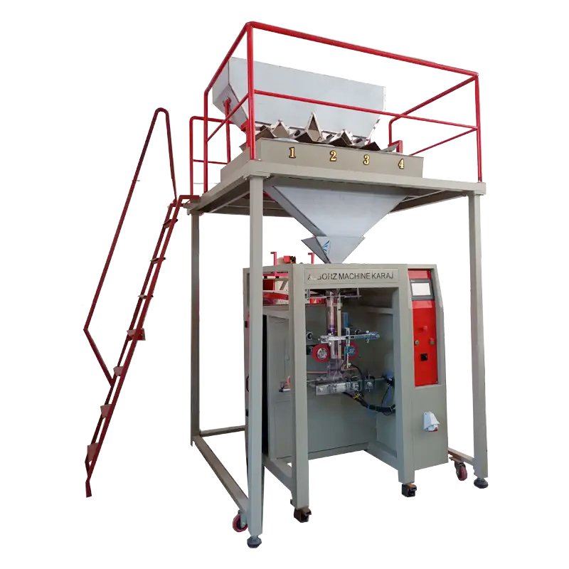 دستگاه بسته بندی توزین دار حبوبات-البرز ماشین کرج