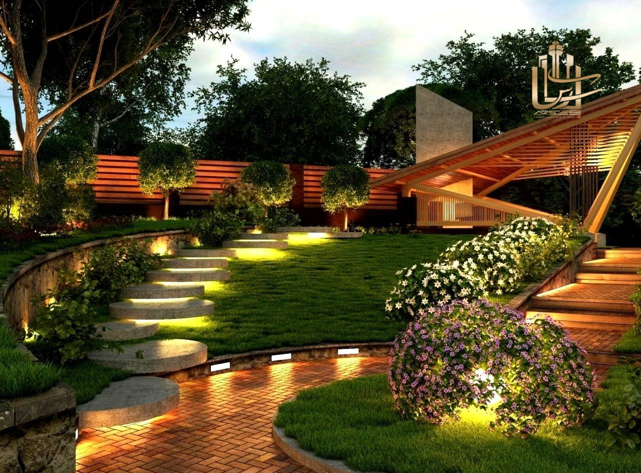 محوطه سازی ویلا - محوطه سازی - محوطه سازی باغ - آرسس