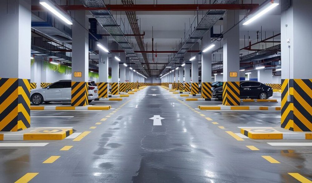 تجهیزات جداکننده پارکینگ: نظم‌دهی به فضاهای پارکینگ