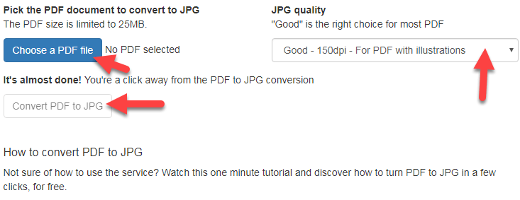 تبدیل پی دی اف به عکس با pdf2jpg.net