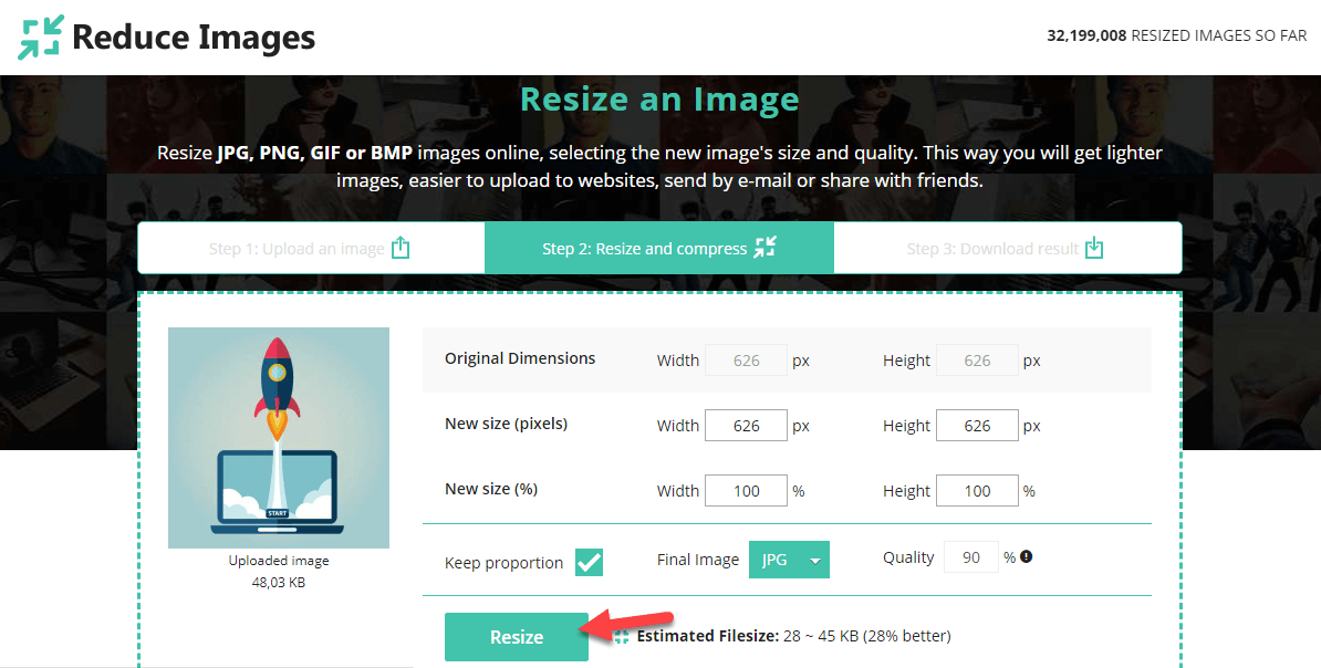 آموزش کاهش حجم تصاویر توسط reduceimages