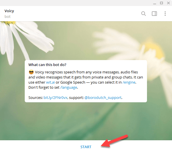 تبدیل صدا به متن فارسی در تلگرام
