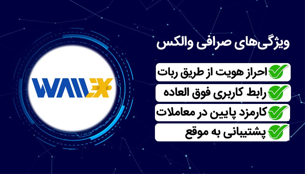 ویژگی های صرافی ارز دیجیتال والکس
