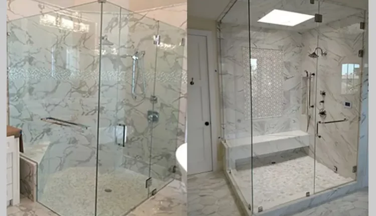 انواع حمام شیشه ای و درب اتوماتیک