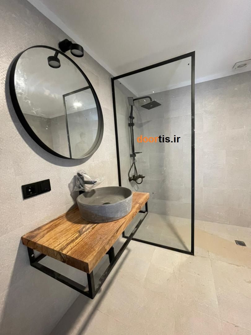 انواع درب حمام شیشه ای