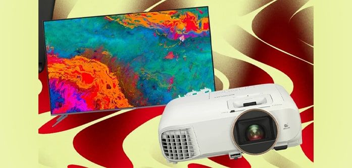 مقایسه ویدئو پروژکتور با تلویزیون