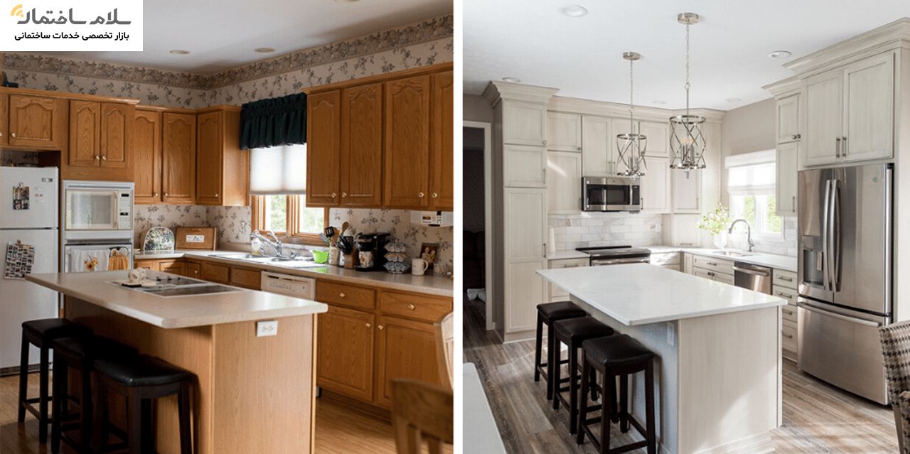 چه تغییرات مهمی در بازسازی آشپزخانه انجام می‌شود؟